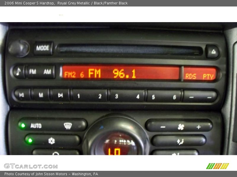 Royal Grey Metallic / Black/Panther Black 2006 Mini Cooper S Hardtop
