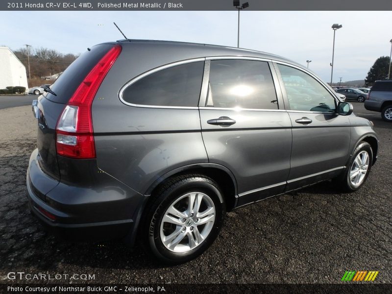 Polished Metal Metallic / Black 2011 Honda CR-V EX-L 4WD