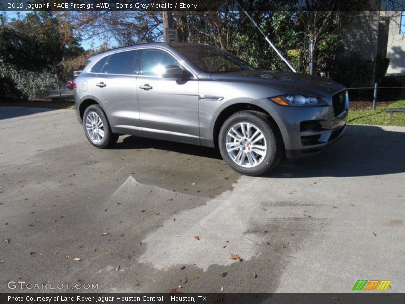 Corris Grey Metallic / Ebony 2019 Jaguar F-PACE Prestige AWD