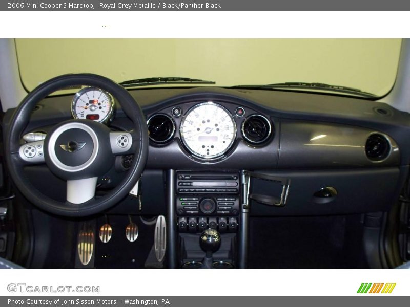 Royal Grey Metallic / Black/Panther Black 2006 Mini Cooper S Hardtop