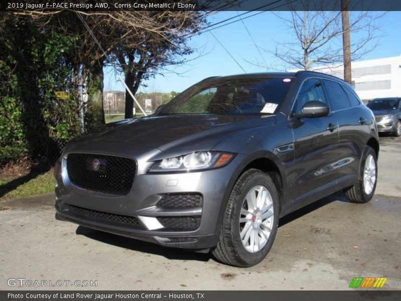 Corris Grey Metallic / Ebony 2019 Jaguar F-PACE Prestige AWD