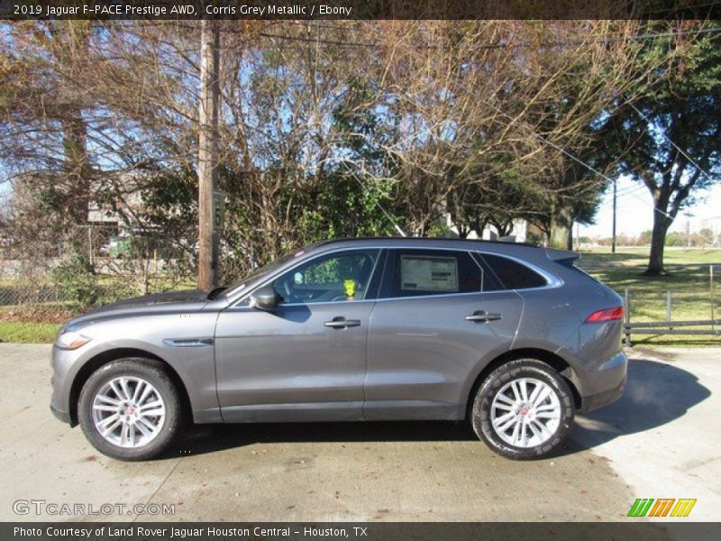 Corris Grey Metallic / Ebony 2019 Jaguar F-PACE Prestige AWD