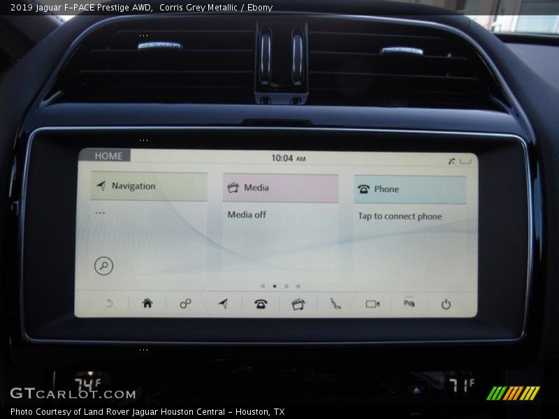 Corris Grey Metallic / Ebony 2019 Jaguar F-PACE Prestige AWD