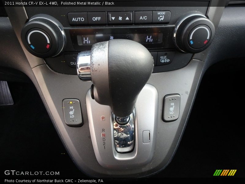 Polished Metal Metallic / Black 2011 Honda CR-V EX-L 4WD