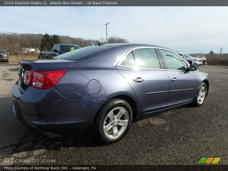 Atlantis Blue Metallic / Jet Black/Titanium 2014 Chevrolet Malibu LS