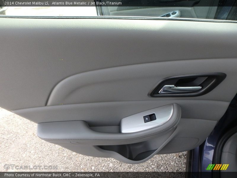 Atlantis Blue Metallic / Jet Black/Titanium 2014 Chevrolet Malibu LS