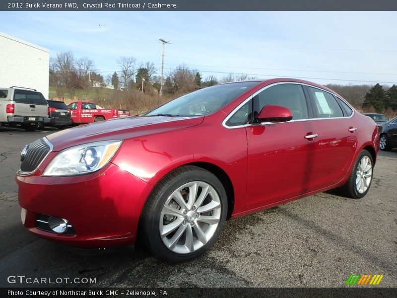 Crystal Red Tintcoat / Cashmere 2012 Buick Verano FWD