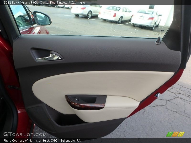 Crystal Red Tintcoat / Cashmere 2012 Buick Verano FWD