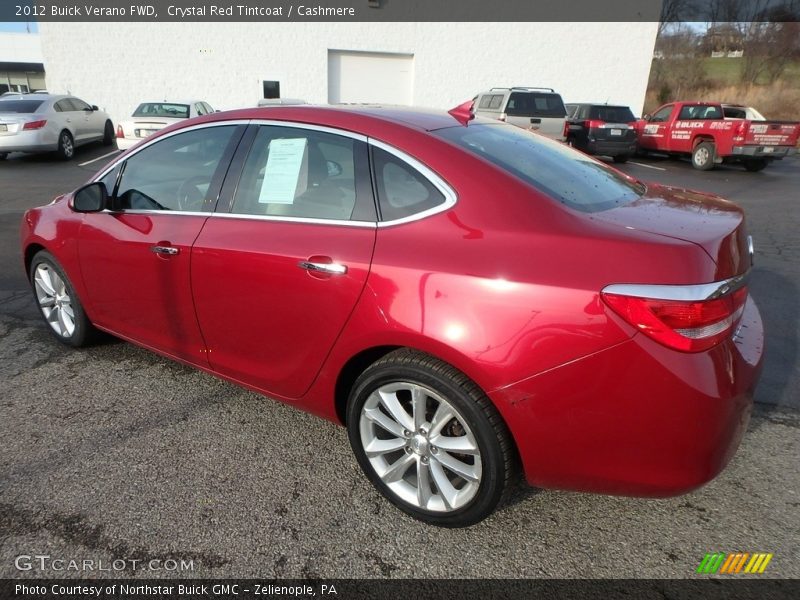 Crystal Red Tintcoat / Cashmere 2012 Buick Verano FWD