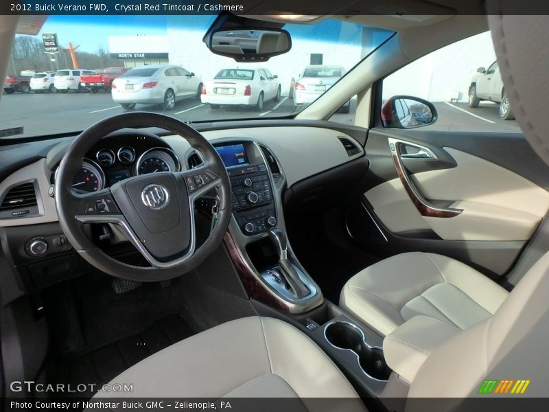 Crystal Red Tintcoat / Cashmere 2012 Buick Verano FWD