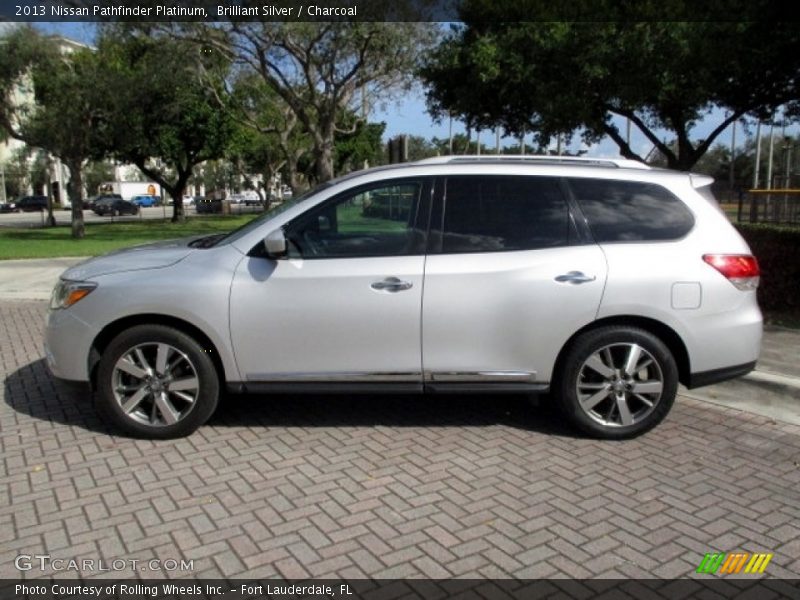 Brilliant Silver / Charcoal 2013 Nissan Pathfinder Platinum