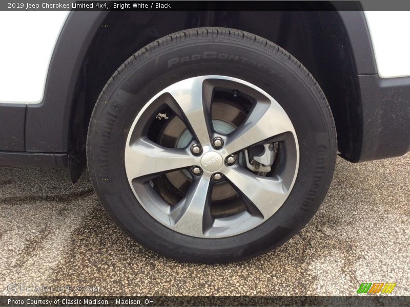 Bright White / Black 2019 Jeep Cherokee Limited 4x4