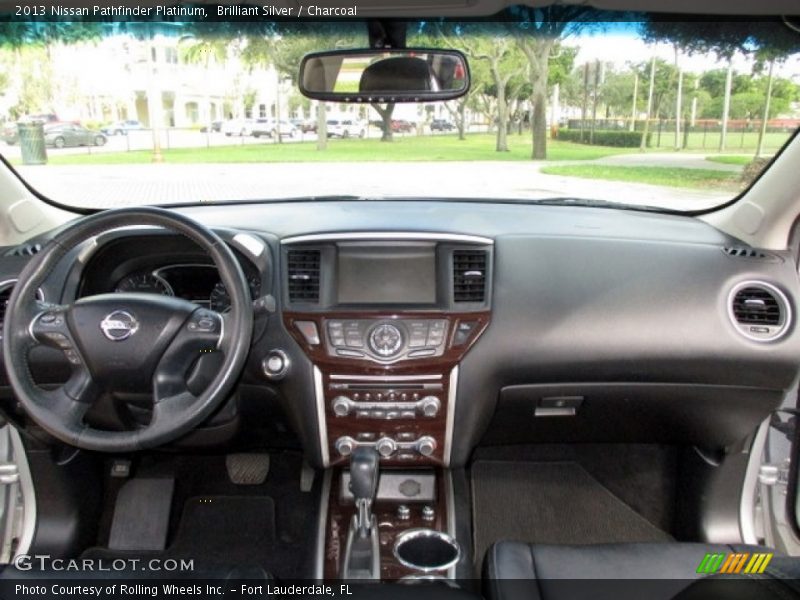 Brilliant Silver / Charcoal 2013 Nissan Pathfinder Platinum
