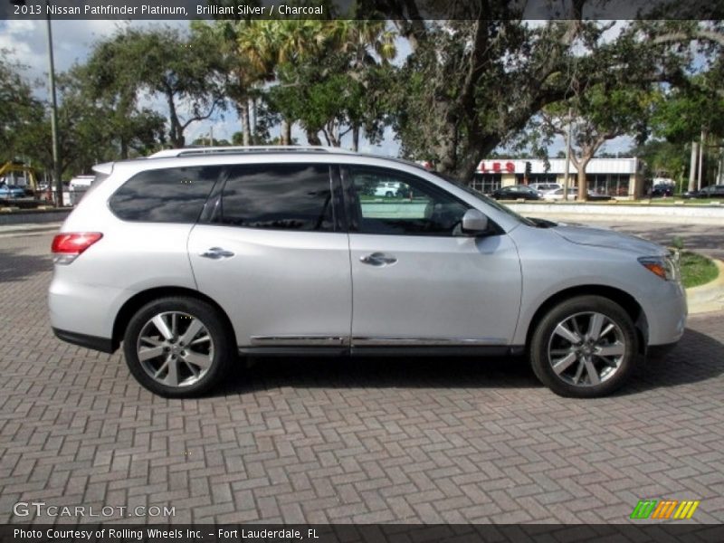 Brilliant Silver / Charcoal 2013 Nissan Pathfinder Platinum