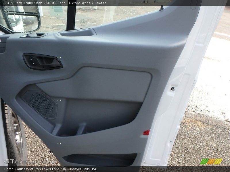 Oxford White / Pewter 2019 Ford Transit Van 250 MR Long