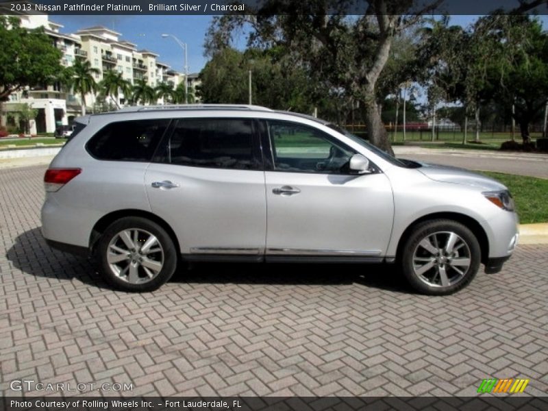 Brilliant Silver / Charcoal 2013 Nissan Pathfinder Platinum