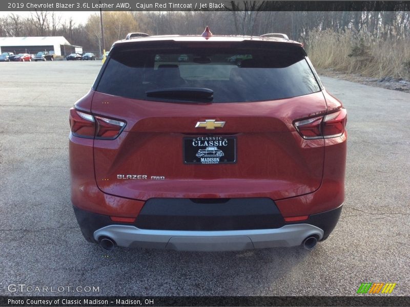 Cajun Red Tintcoat / Jet Black 2019 Chevrolet Blazer 3.6L Leather AWD