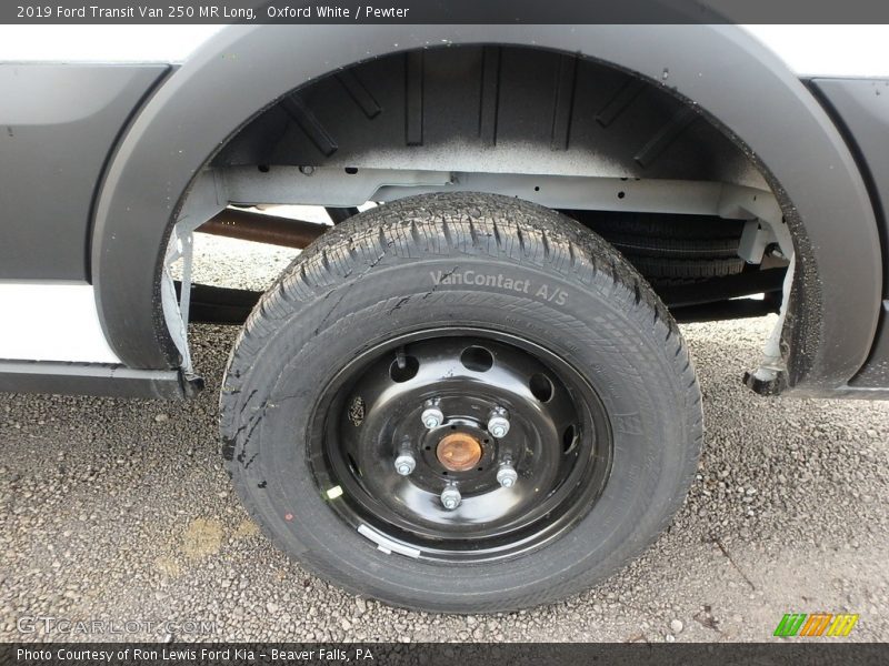 Oxford White / Pewter 2019 Ford Transit Van 250 MR Long