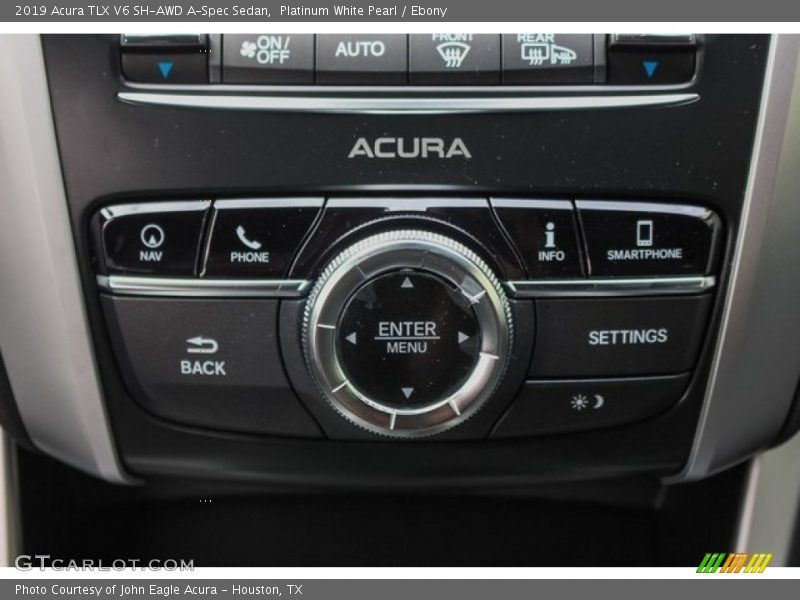 Controls of 2019 TLX V6 SH-AWD A-Spec Sedan