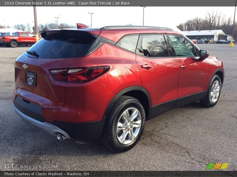 Cajun Red Tintcoat / Jet Black 2019 Chevrolet Blazer 3.6L Leather AWD