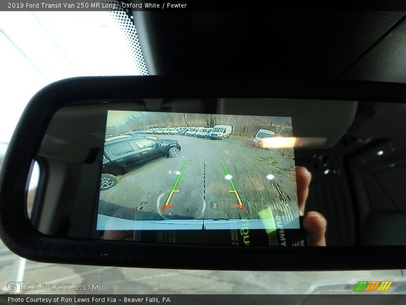 Oxford White / Pewter 2019 Ford Transit Van 250 MR Long