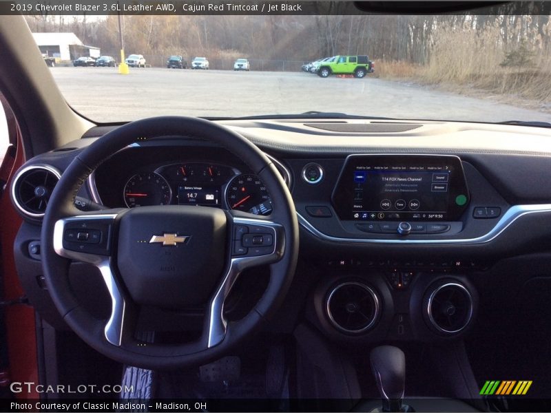 Cajun Red Tintcoat / Jet Black 2019 Chevrolet Blazer 3.6L Leather AWD