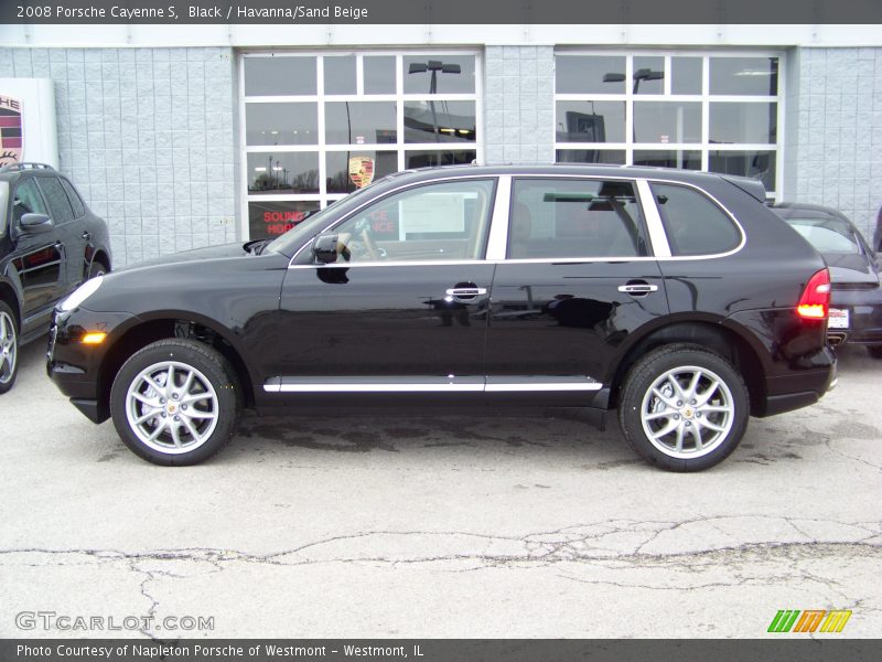 Black / Havanna/Sand Beige 2008 Porsche Cayenne S