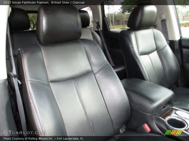 Brilliant Silver / Charcoal 2013 Nissan Pathfinder Platinum
