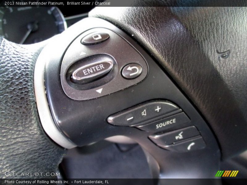 Brilliant Silver / Charcoal 2013 Nissan Pathfinder Platinum