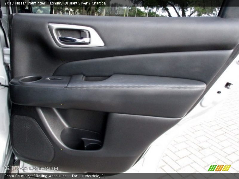 Brilliant Silver / Charcoal 2013 Nissan Pathfinder Platinum