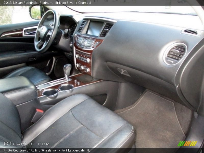 Brilliant Silver / Charcoal 2013 Nissan Pathfinder Platinum