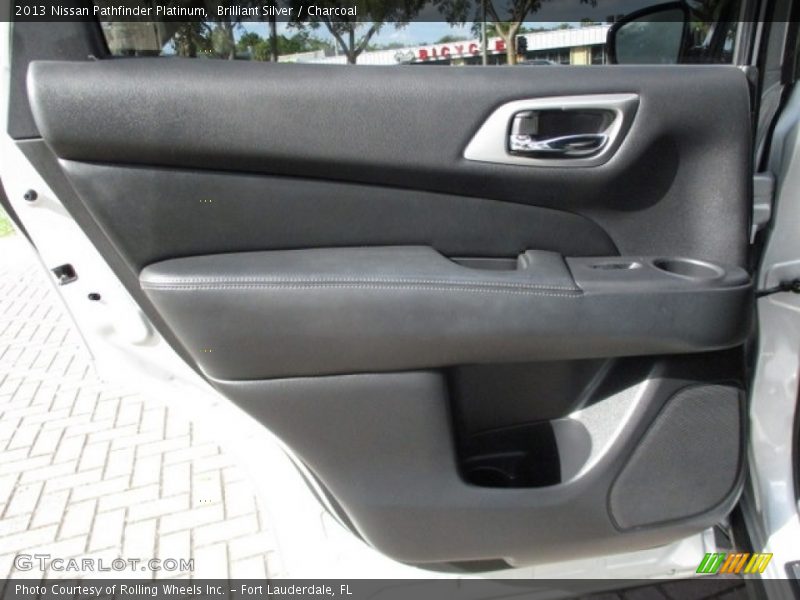 Brilliant Silver / Charcoal 2013 Nissan Pathfinder Platinum