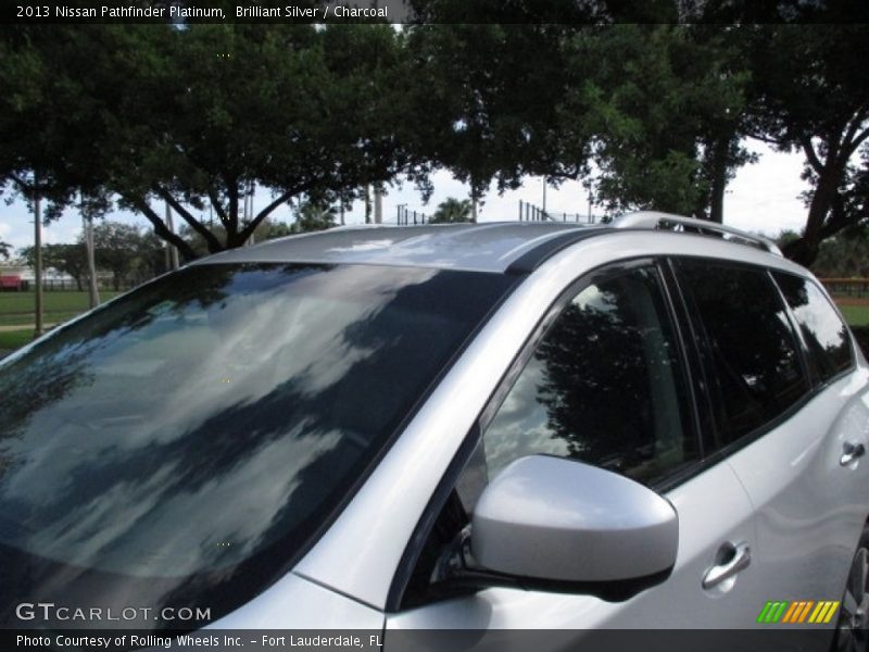 Brilliant Silver / Charcoal 2013 Nissan Pathfinder Platinum