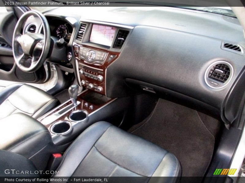 Brilliant Silver / Charcoal 2013 Nissan Pathfinder Platinum