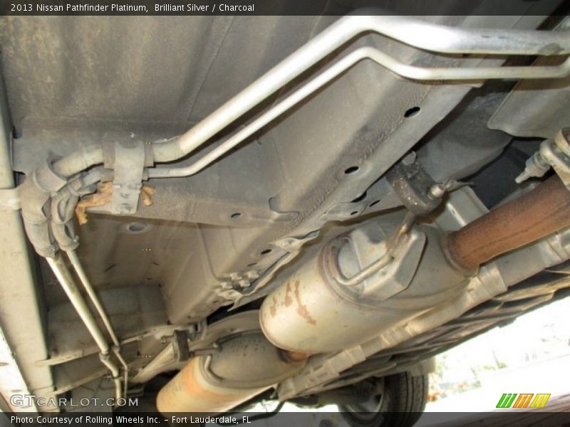 Brilliant Silver / Charcoal 2013 Nissan Pathfinder Platinum
