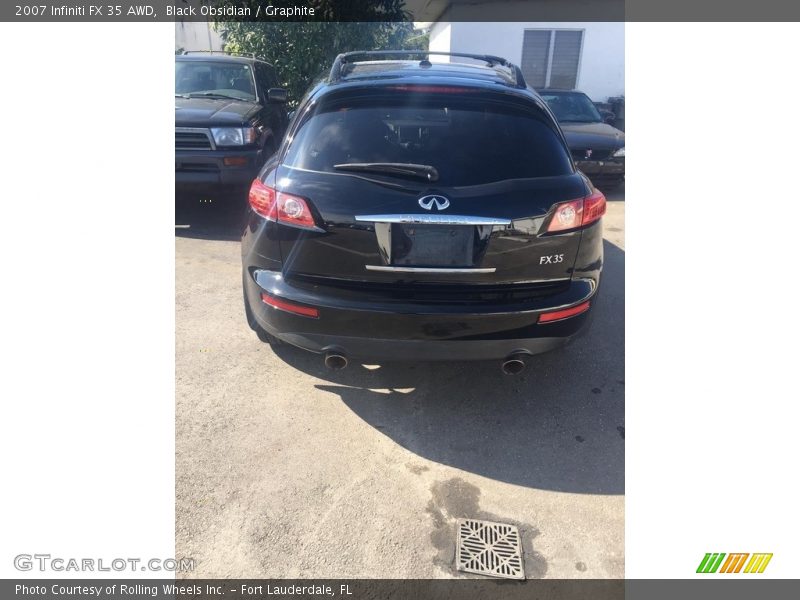Black Obsidian / Graphite 2007 Infiniti FX 35 AWD