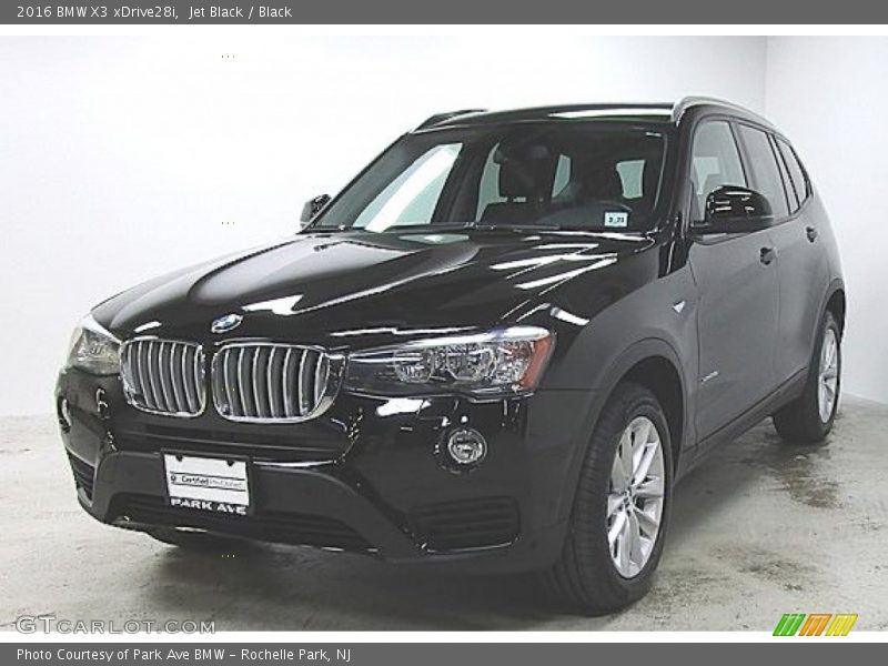 Jet Black / Black 2016 BMW X3 xDrive28i