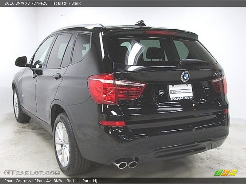Jet Black / Black 2016 BMW X3 xDrive28i
