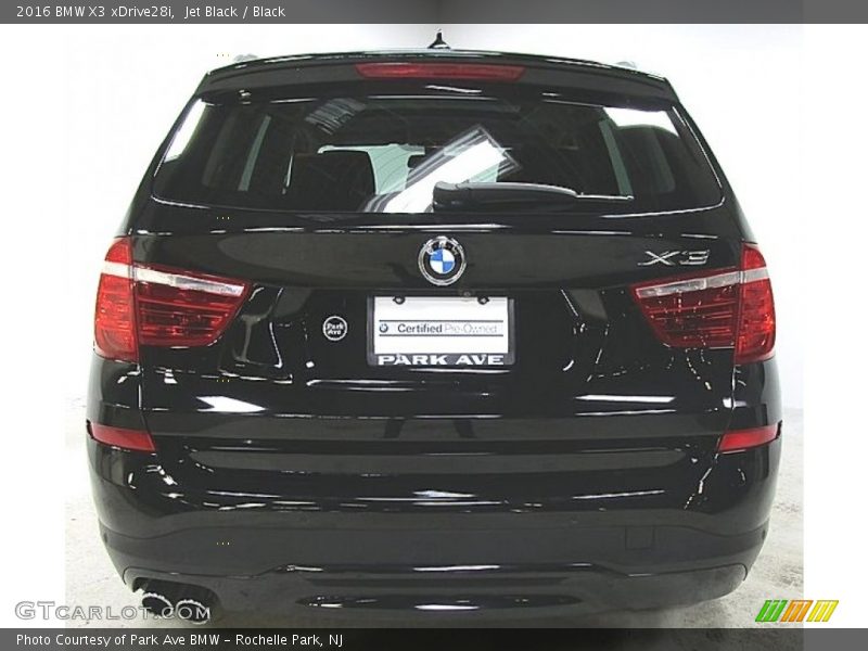 Jet Black / Black 2016 BMW X3 xDrive28i