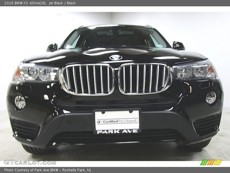 Jet Black / Black 2016 BMW X3 xDrive28i