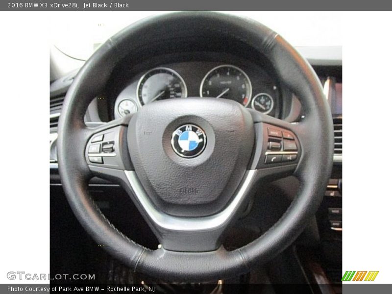 Jet Black / Black 2016 BMW X3 xDrive28i