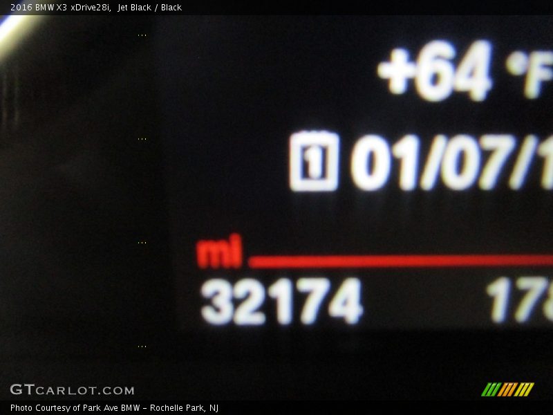 Jet Black / Black 2016 BMW X3 xDrive28i