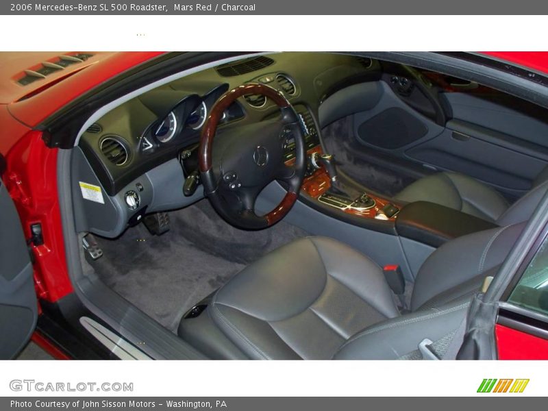 Mars Red / Charcoal 2006 Mercedes-Benz SL 500 Roadster