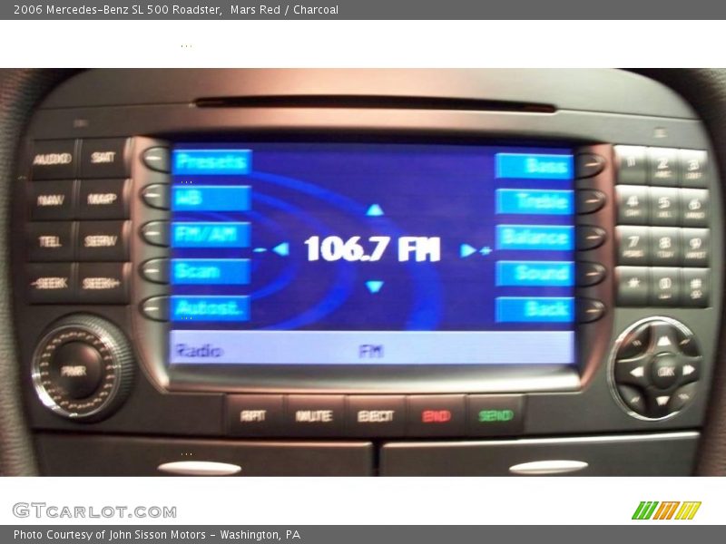 Mars Red / Charcoal 2006 Mercedes-Benz SL 500 Roadster