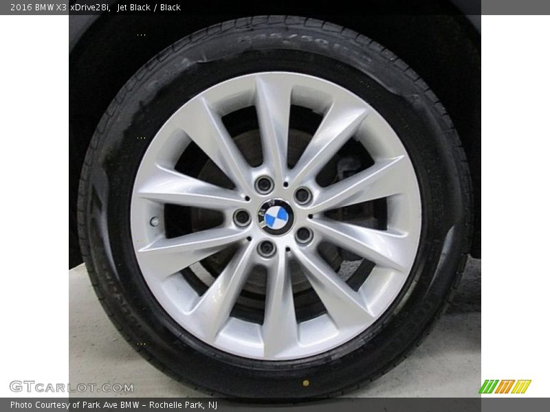 Jet Black / Black 2016 BMW X3 xDrive28i