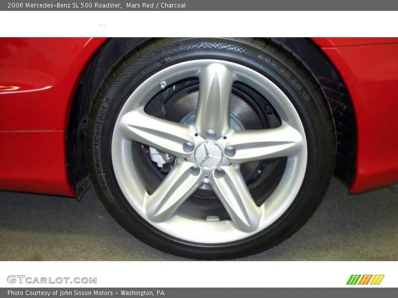 Mars Red / Charcoal 2006 Mercedes-Benz SL 500 Roadster