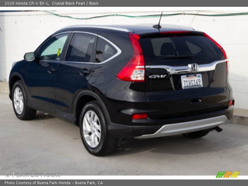 Crystal Black Pearl / Black 2016 Honda CR-V EX-L