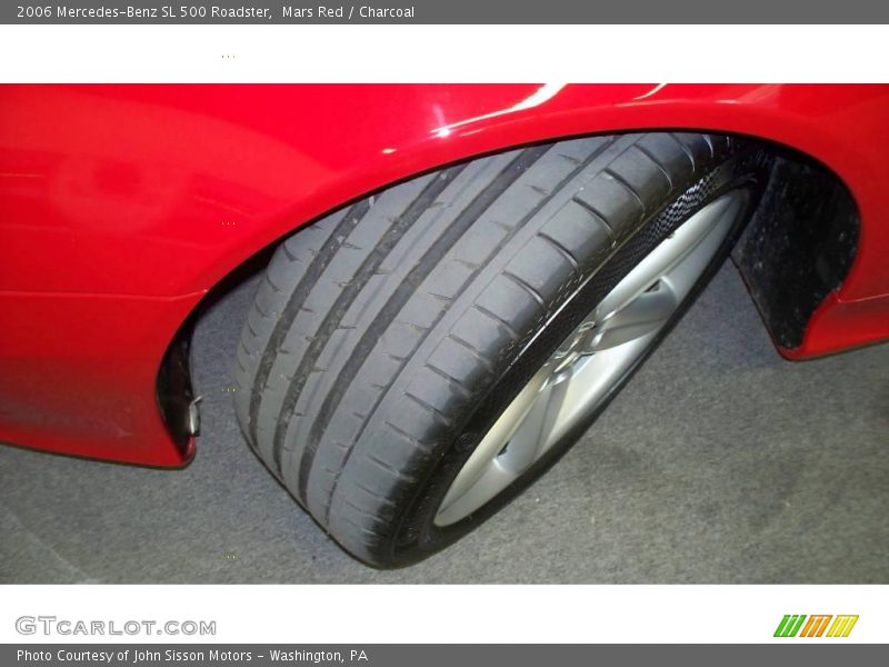 Mars Red / Charcoal 2006 Mercedes-Benz SL 500 Roadster