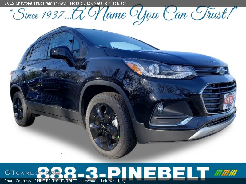 Mosaic Black Metallic / Jet Black 2019 Chevrolet Trax Premier AWD