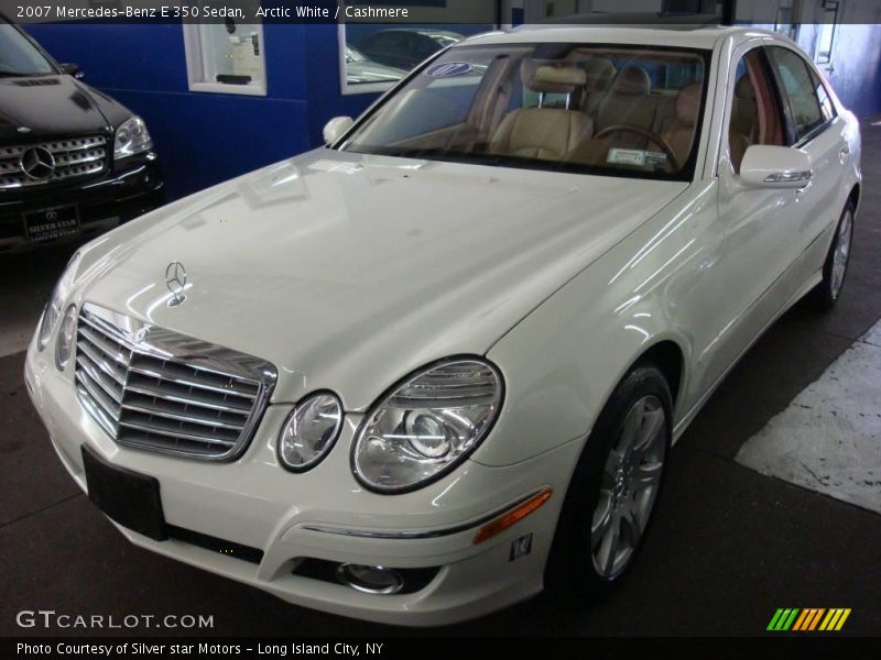 Arctic White / Cashmere 2007 Mercedes-Benz E 350 Sedan